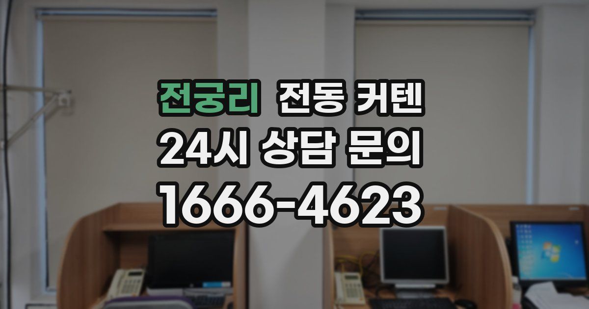 전궁리 전동 커텐