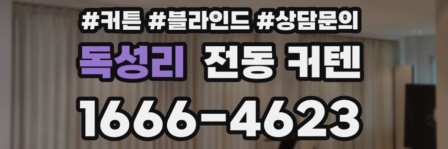 독성리 전동 커텐