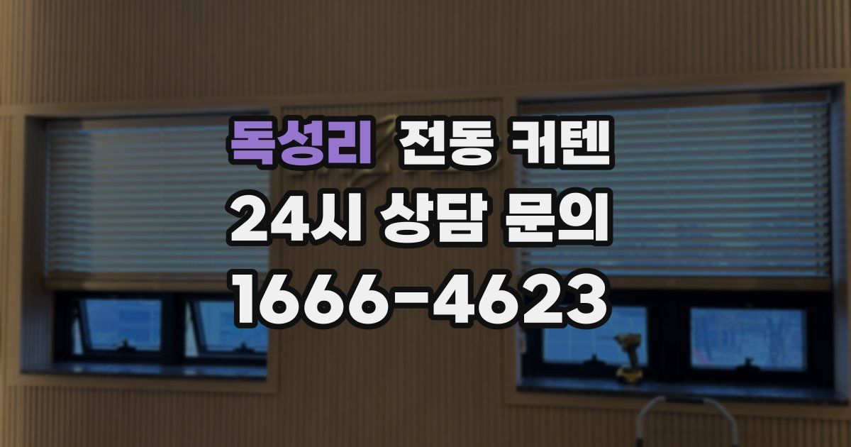 독성리 전동 커텐