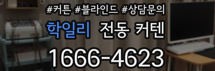 학일리 전동 커텐