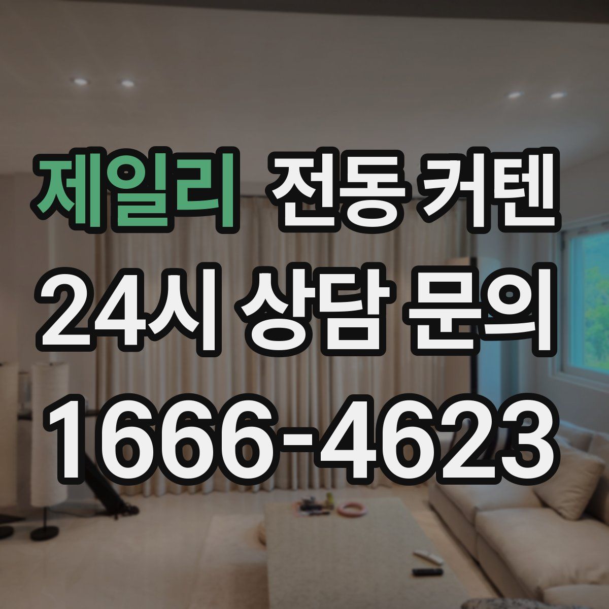 제일리 전동 커텐