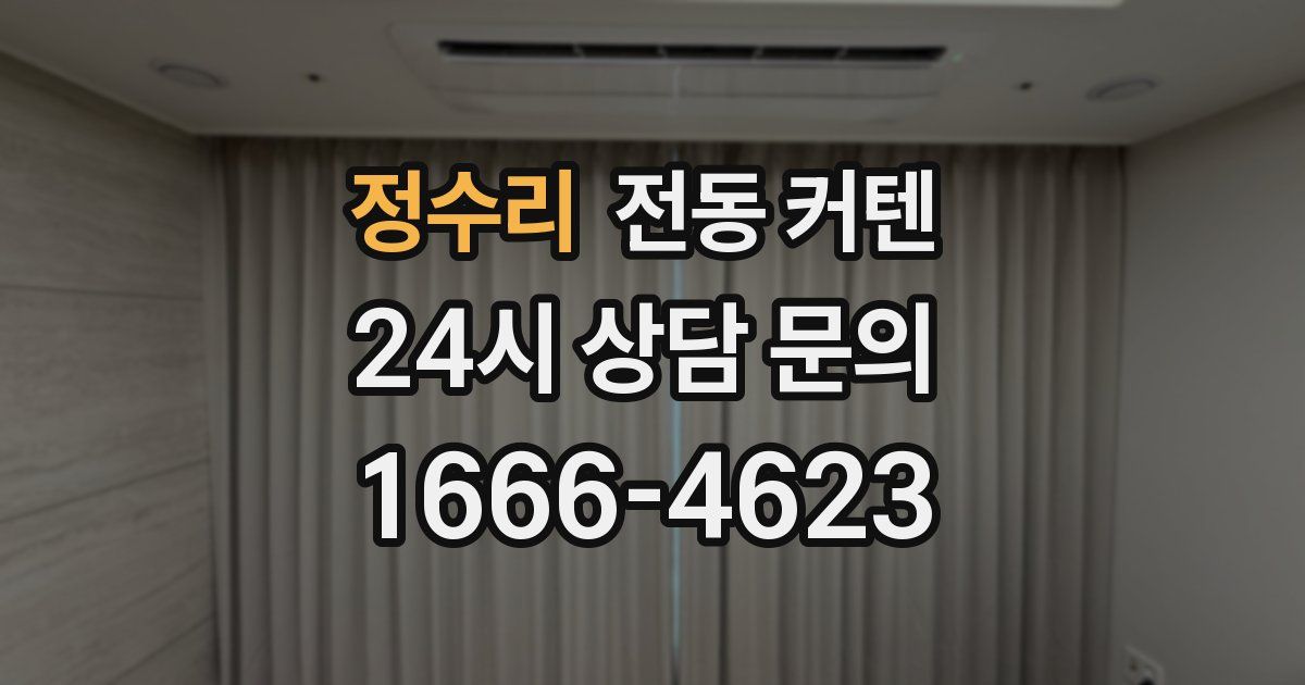 정수리 전동 커텐