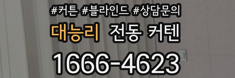 대능리 전동 커텐