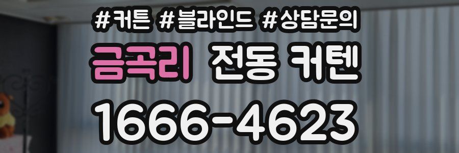 금곡리 전동 커텐