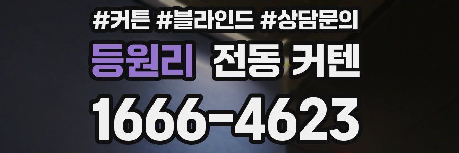 등원리 전동 커텐