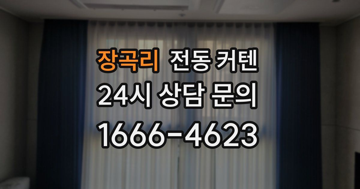 장곡리 전동 커텐