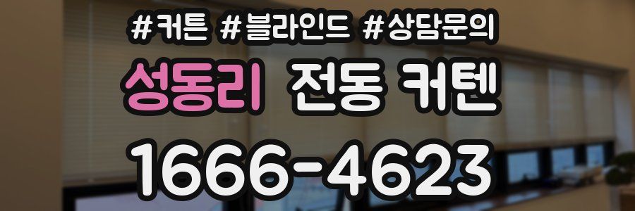 성동리 전동 커텐