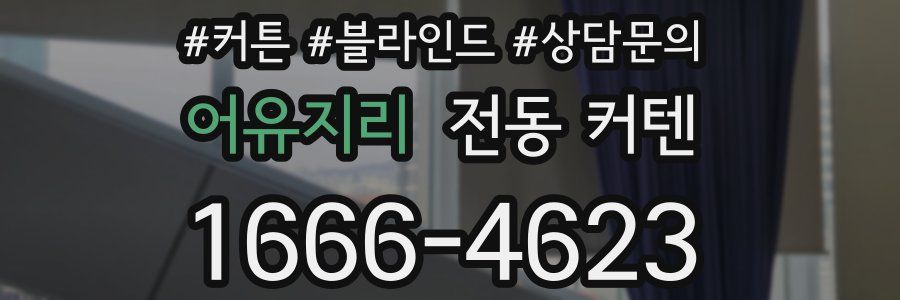 어유지리 전동 커텐