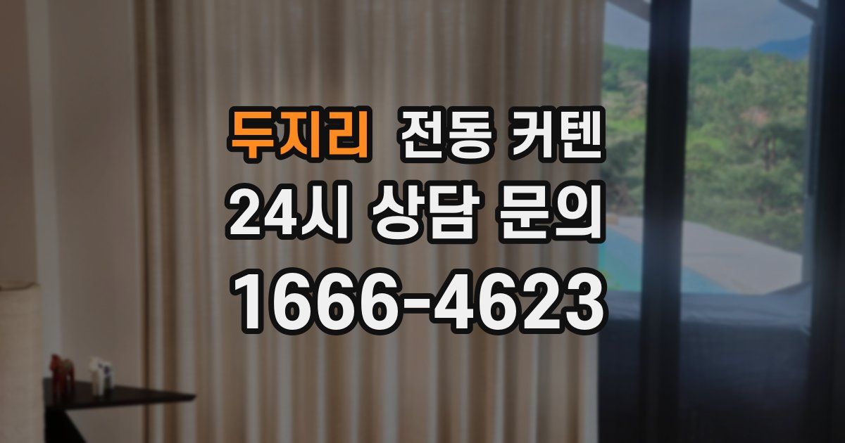 두지리 전동 커텐