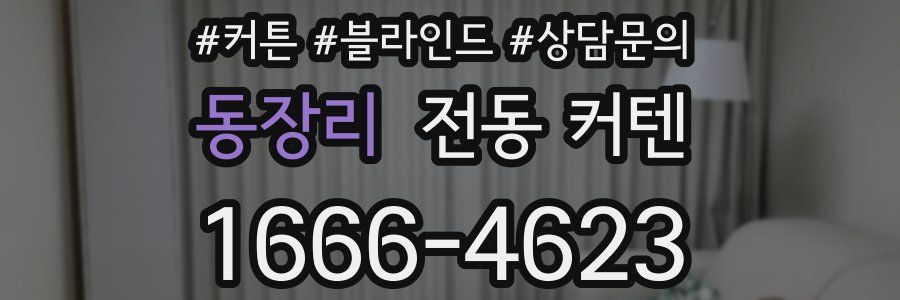 동장리 전동 커텐