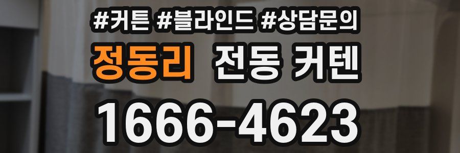 정동리 전동 커텐
