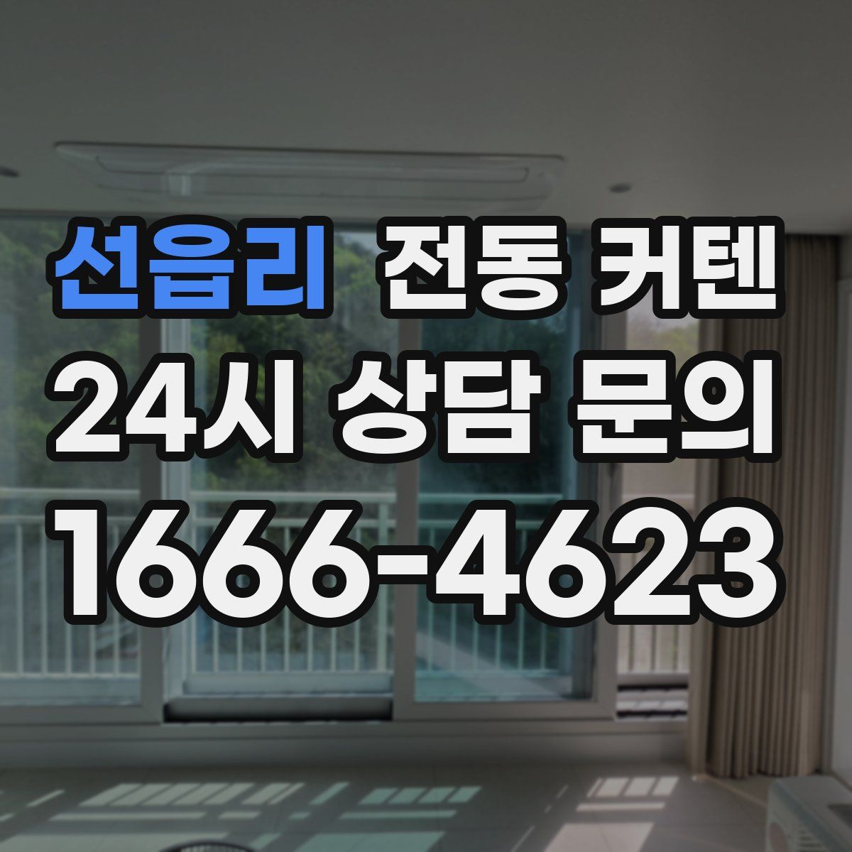 선읍리 전동 커텐