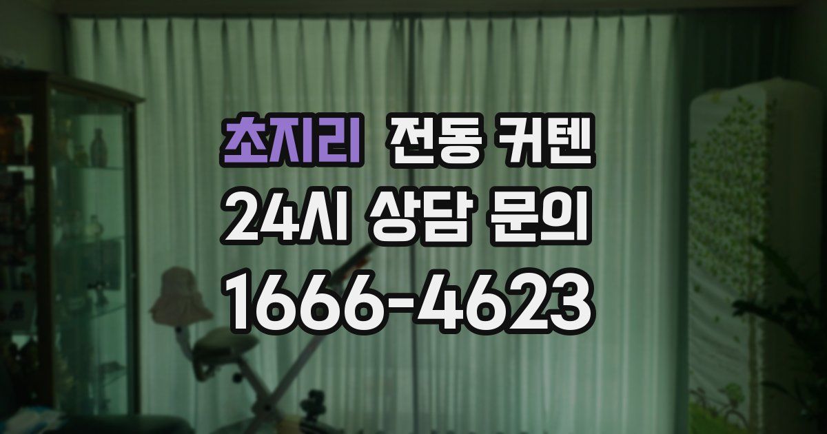 초지리 전동 커텐
