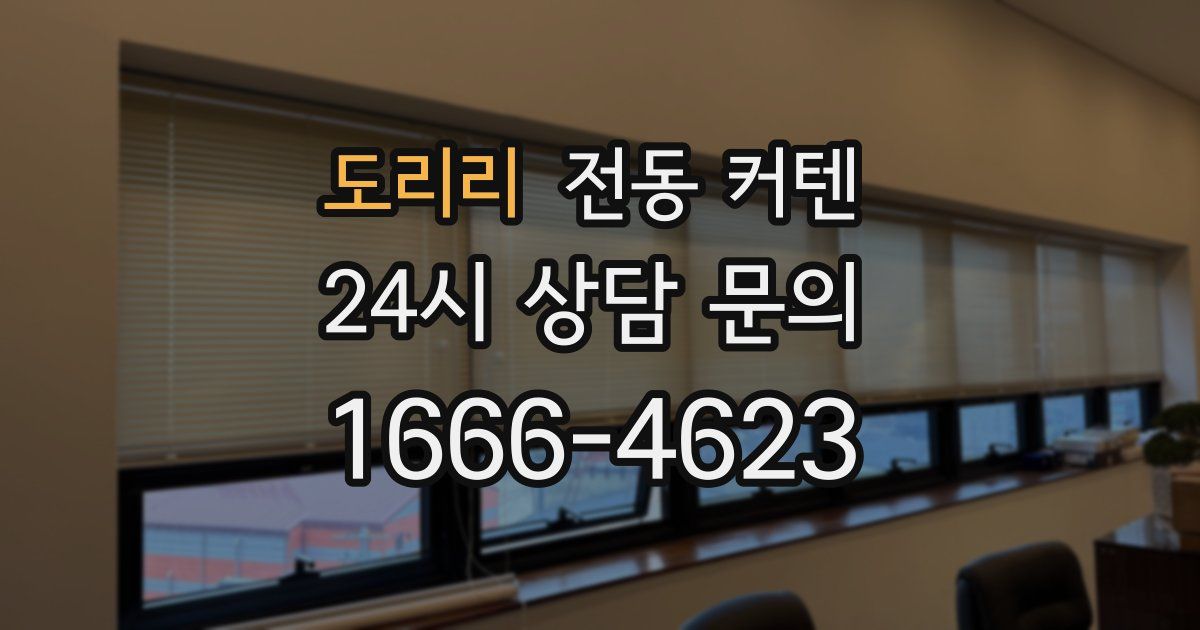 도리리 전동 커텐