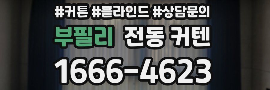 부필리 전동 커텐
