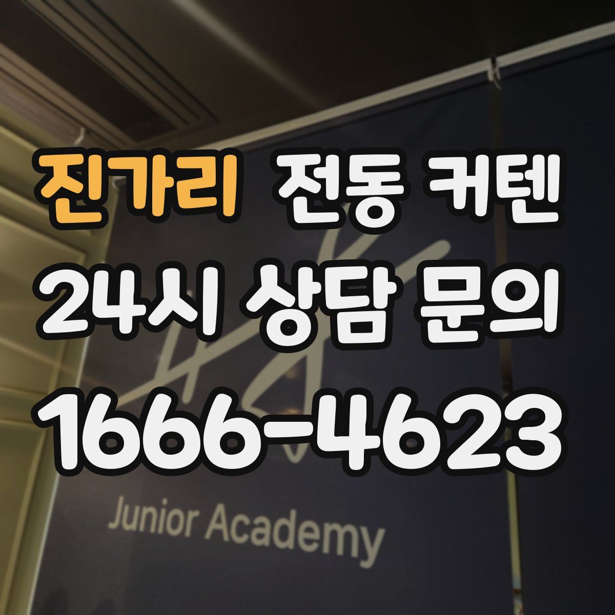 진가리 전동 커텐