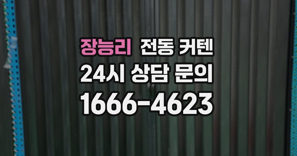 장능리 전동 커텐