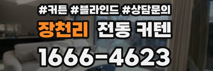 장천리 전동 커텐