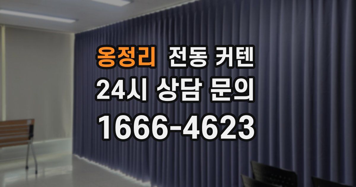 옹정리 전동 커텐