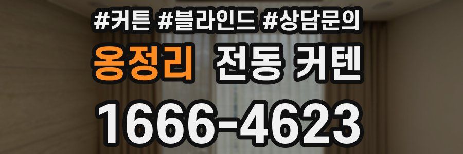 옹정리 전동 커텐