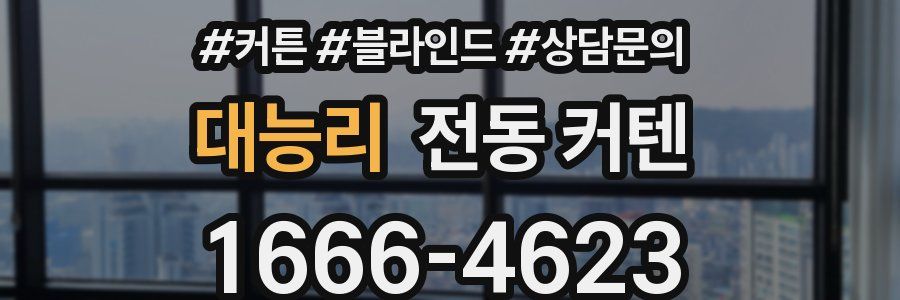 대능리 전동 커텐