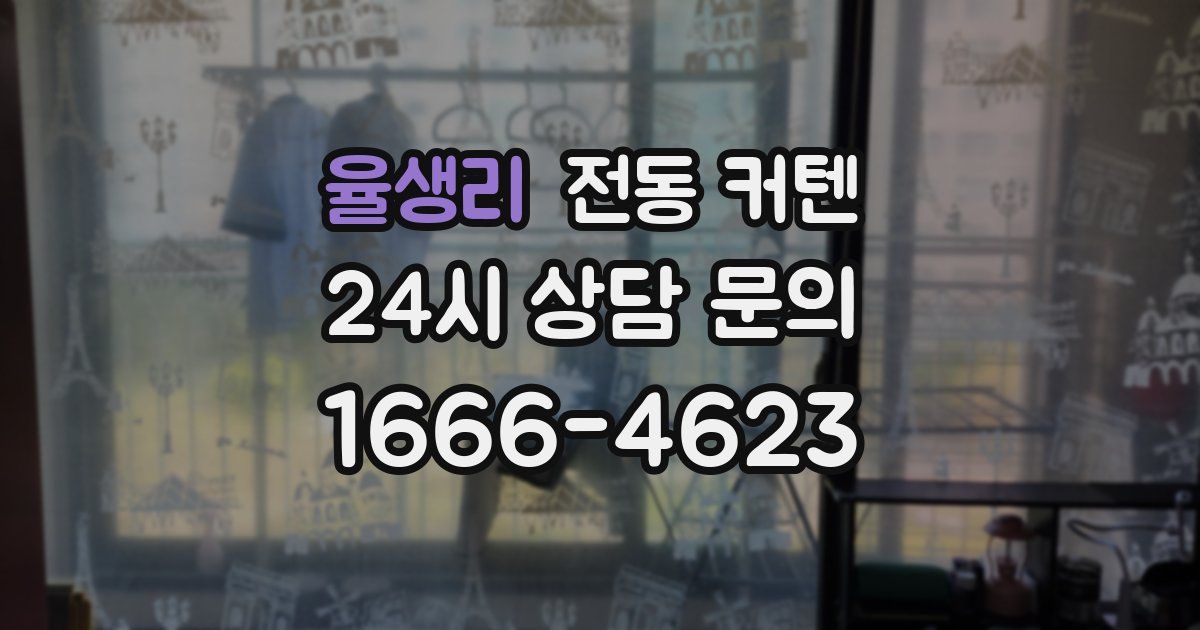 율생리 전동 커텐