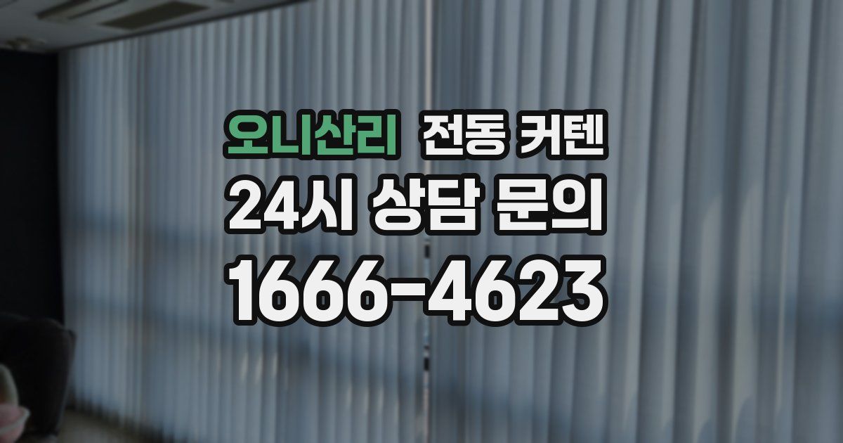 오니산리 전동 커텐