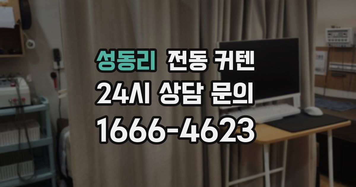 성동리 전동 커텐