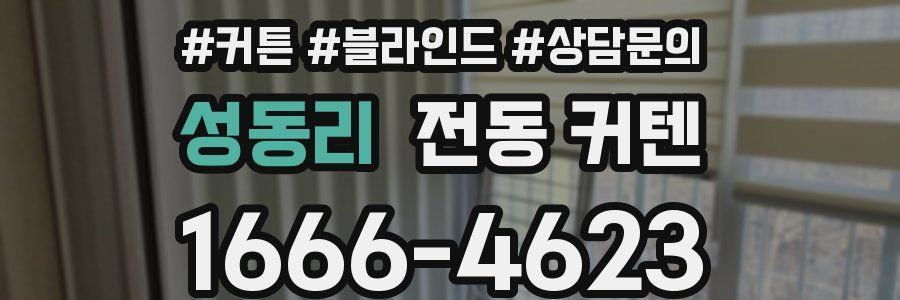 성동리 전동 커텐