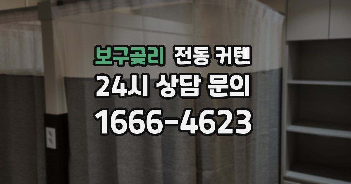 보구곶리 전동 커텐