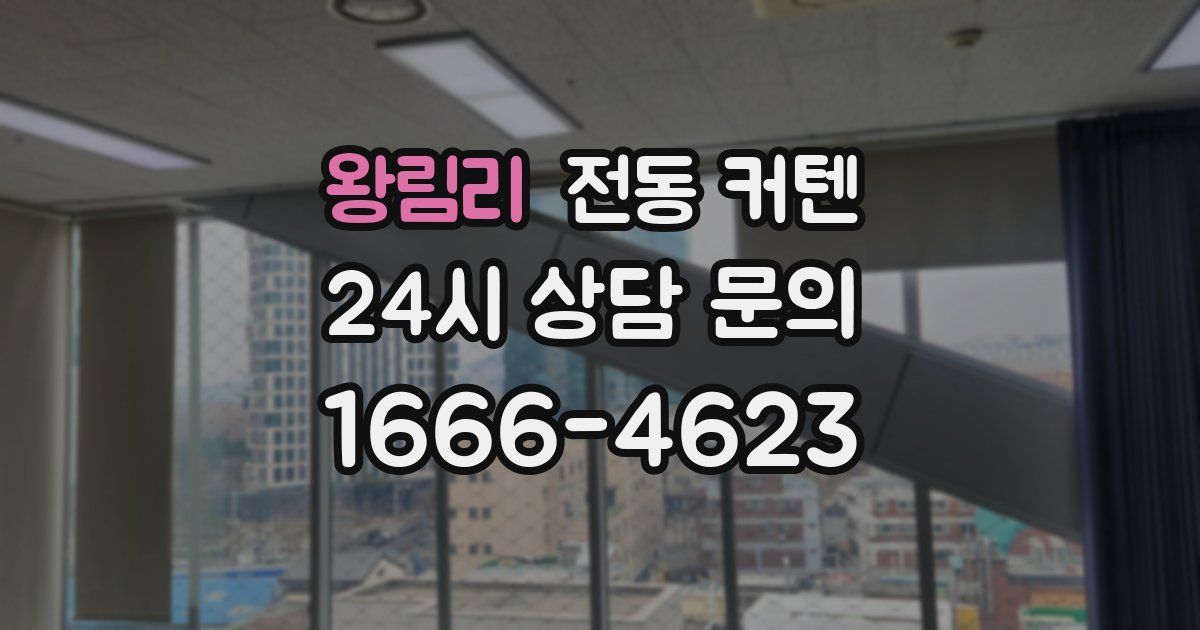 왕림리 전동 커텐