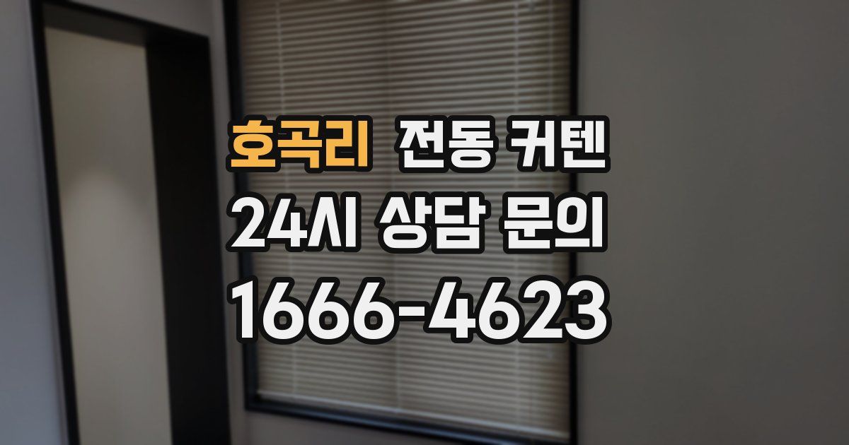 호곡리 전동 커텐