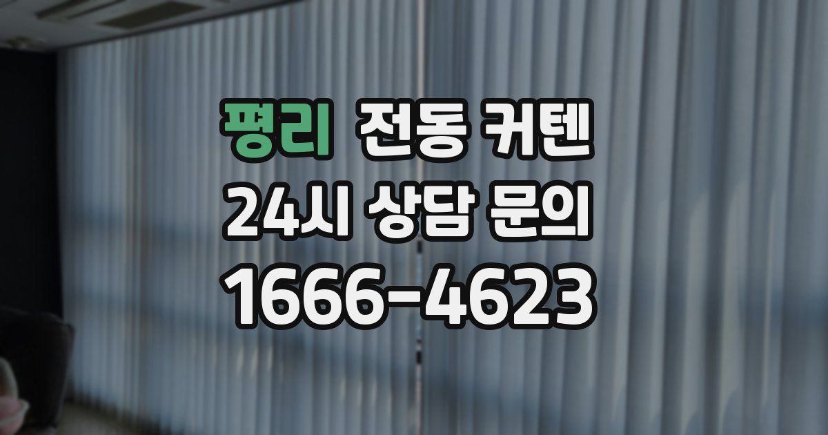 평리 전동 커텐