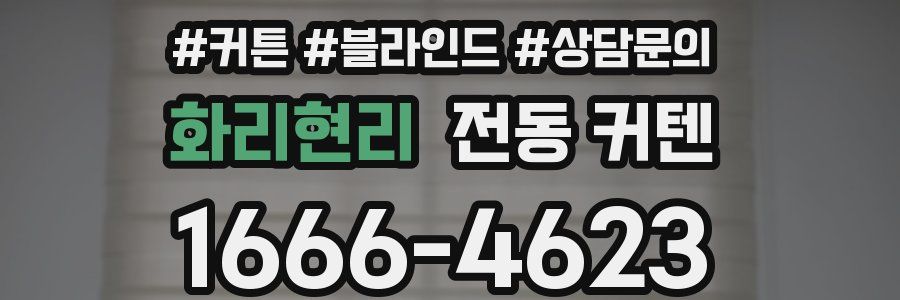 화리현리 전동 커텐