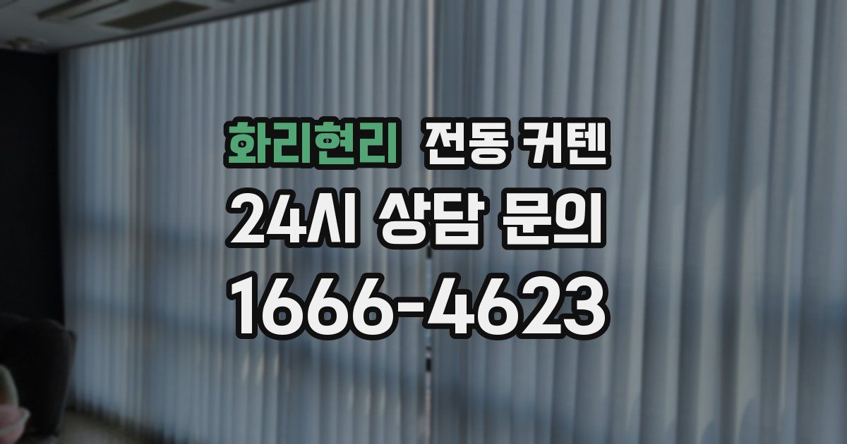 화리현리 전동 커텐