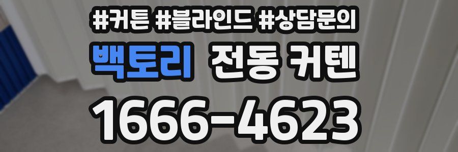 백토리 전동 커텐