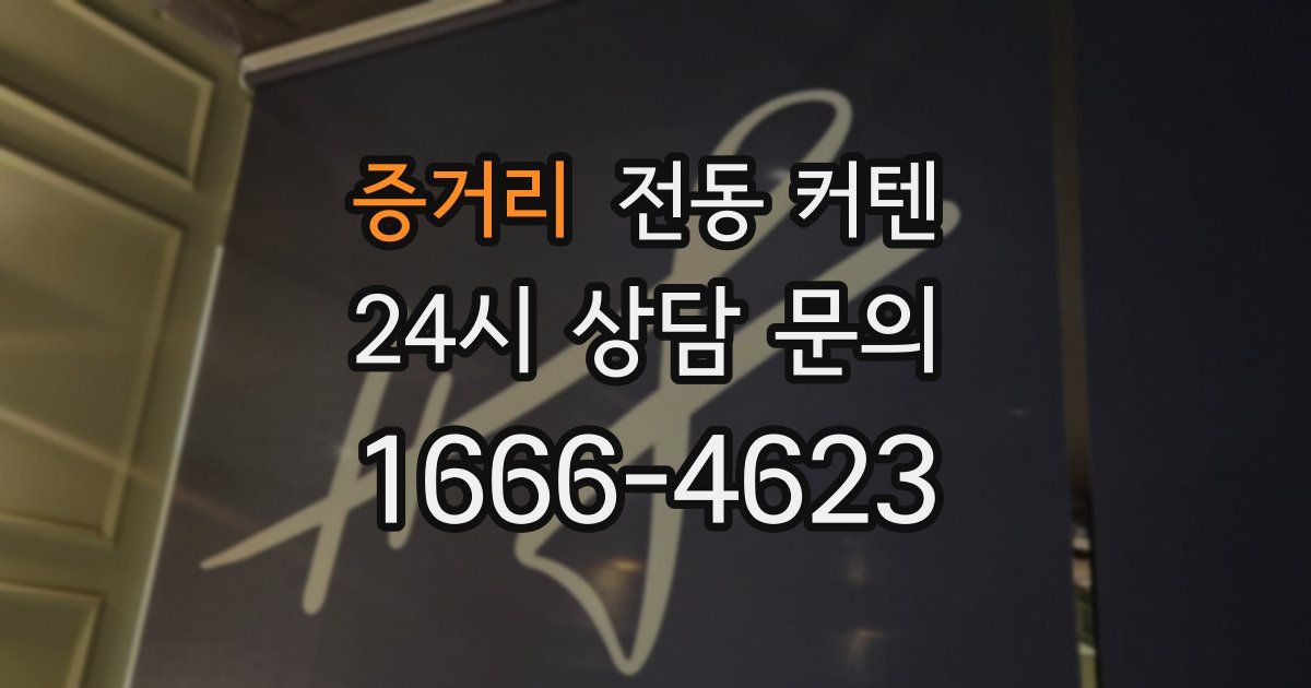 증거리 전동 커텐