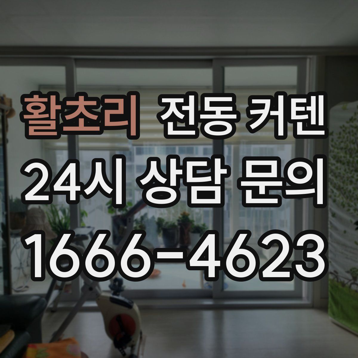 활초리 전동 커텐