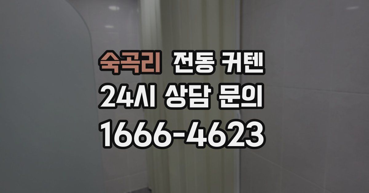 숙곡리 전동 커텐