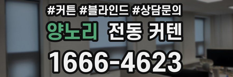양노리 전동 커텐