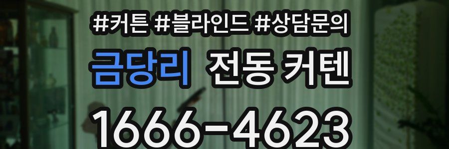 금당리 전동 커텐