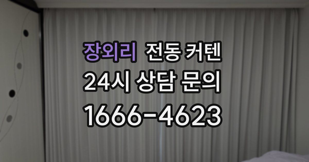 장외리 전동 커텐