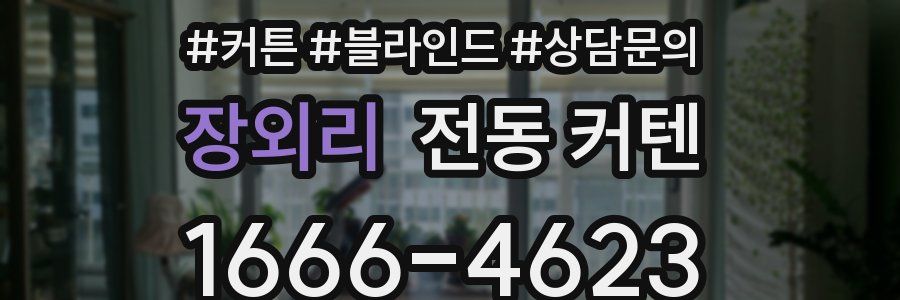 장외리 전동 커텐