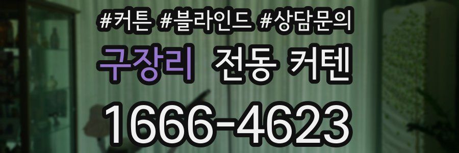 구장리 전동 커텐