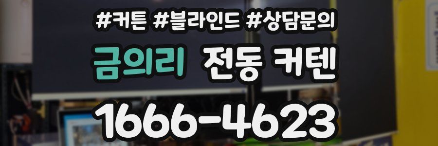 금의리 전동 커텐