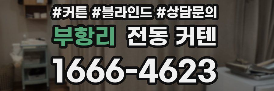 부항리 전동 커텐