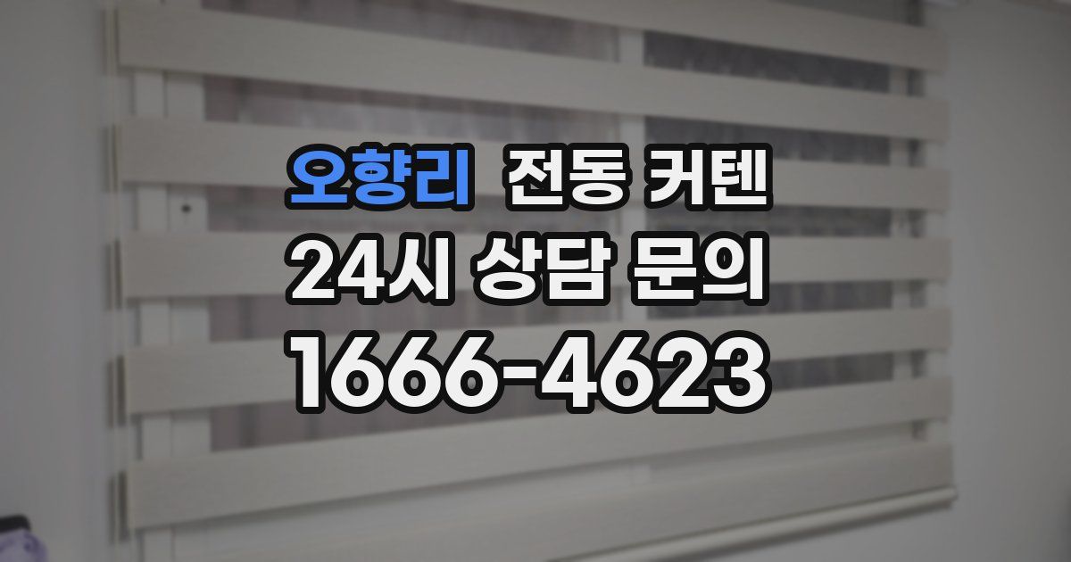 오향리 전동 커텐