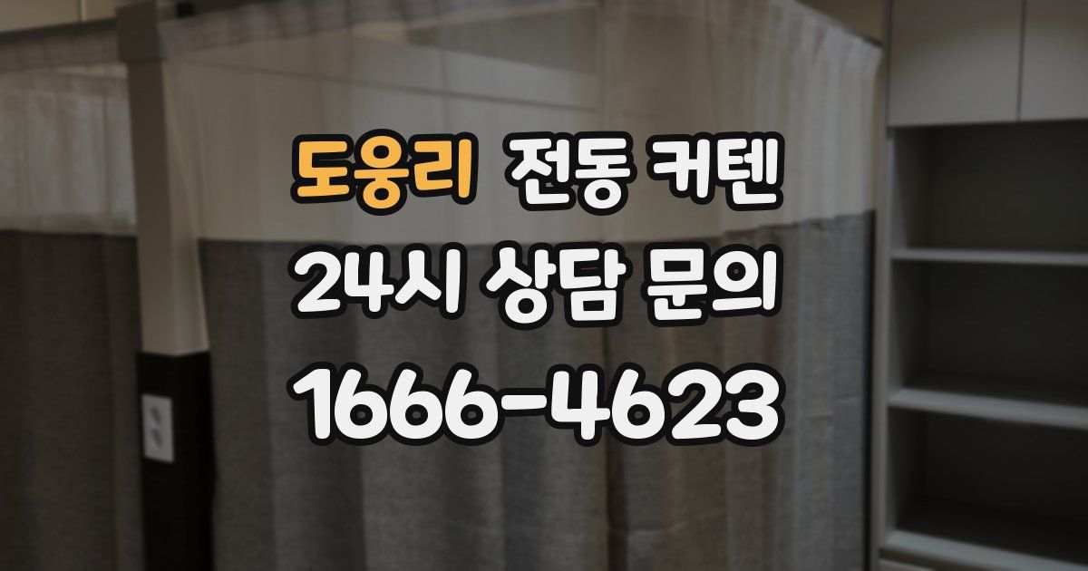 도웅리 전동 커텐