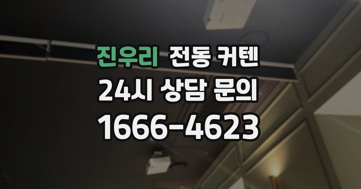 진우리 전동 커텐