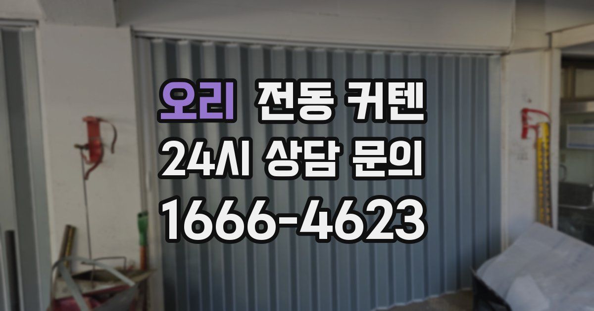 오리 전동 커텐